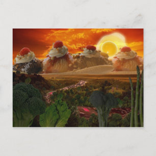 Foodscape Postcard Postkarte