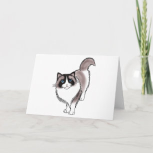 FooFooCat: Freches Ragdoll Karte