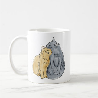 FooFooCat: Umarmen der Liebe-Katzen Kaffeetasse