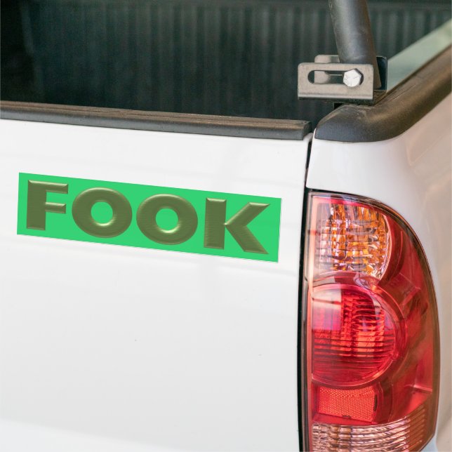 Fook grüner grüner Aufkleber Autoaufkleber (Auf Lkw)