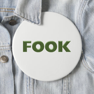 Fook weißer kolossaler Knopf Button
