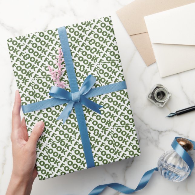 Fook weißes glänzendes Packpapier (Schenken)