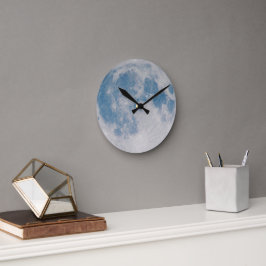 Fool Moon Astronomie Runde Wanduhr