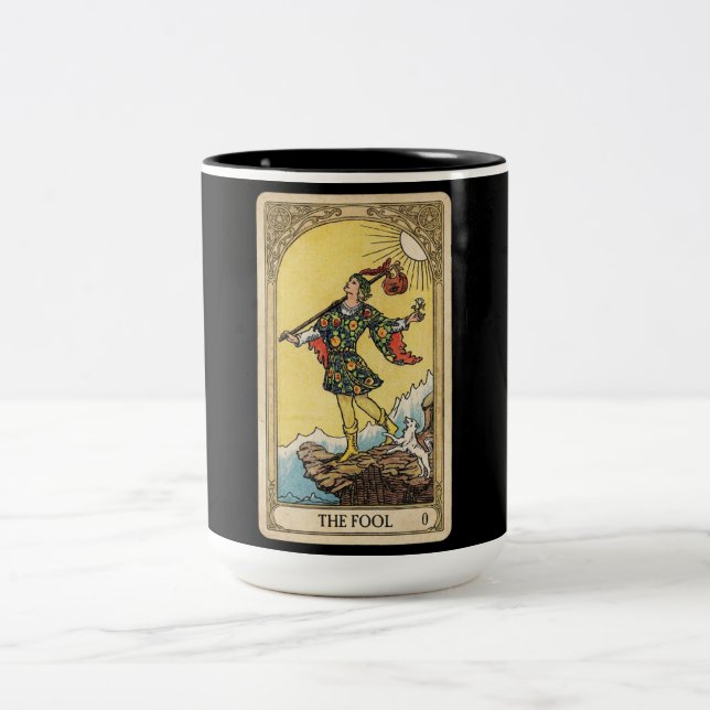 Fool Tarot Zweifarbige Tasse (Mittel)