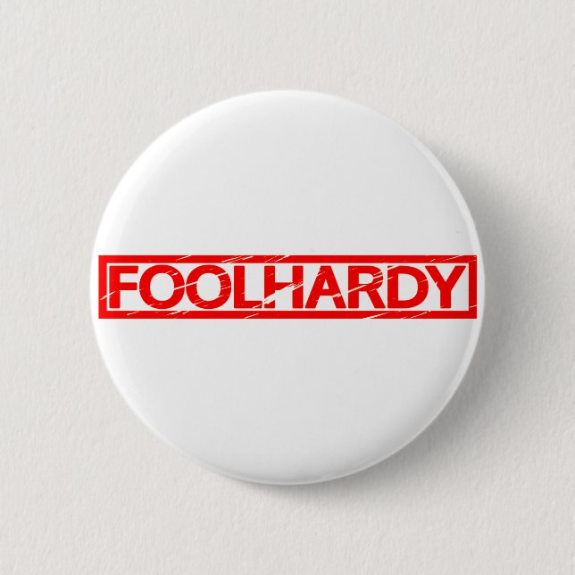 Foolhardy Briefmarke Button (Vorderseite)