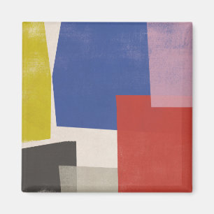 Foolscap - Moderne Farbblöcke Magnet