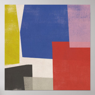 Foolscap - Moderne Farbblöcke Poster