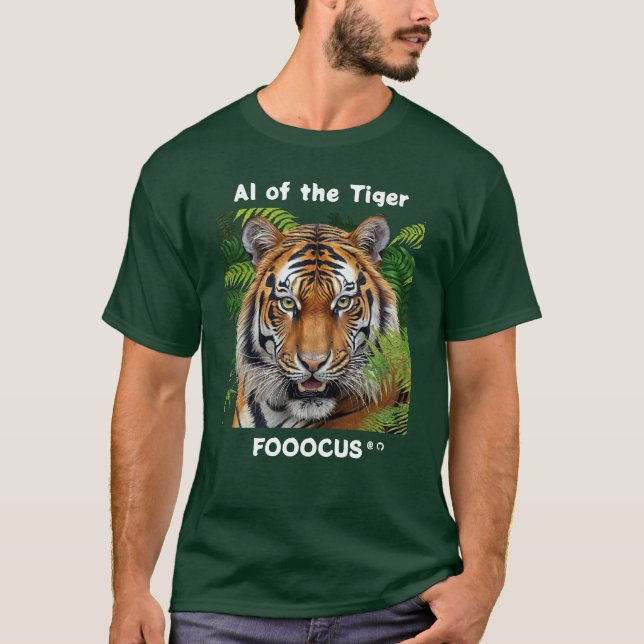 Fooocus - KI des Tigers T-Shirt (Vorderseite)
