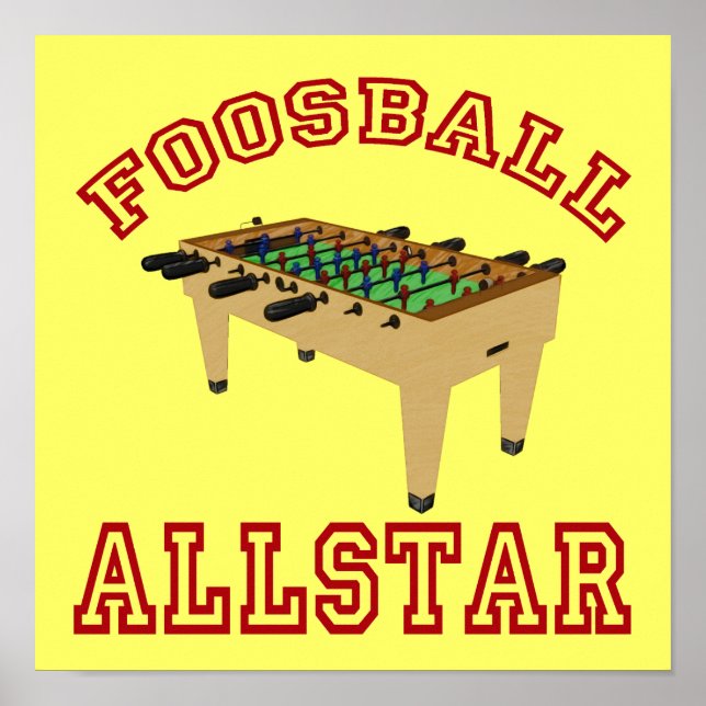 Foosball Allstar Poster (Vorne)