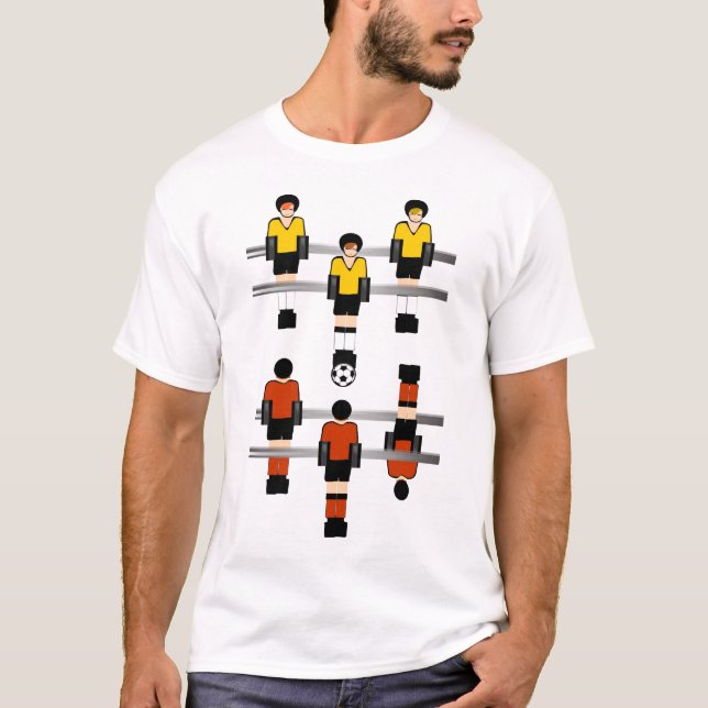 Foosball Fußball-Wettbewerb T-Shirt (Vorderseite)
