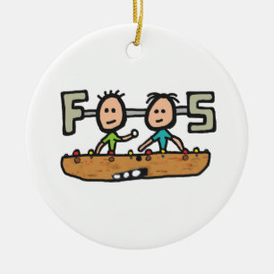 Foosball Keramik Ornament