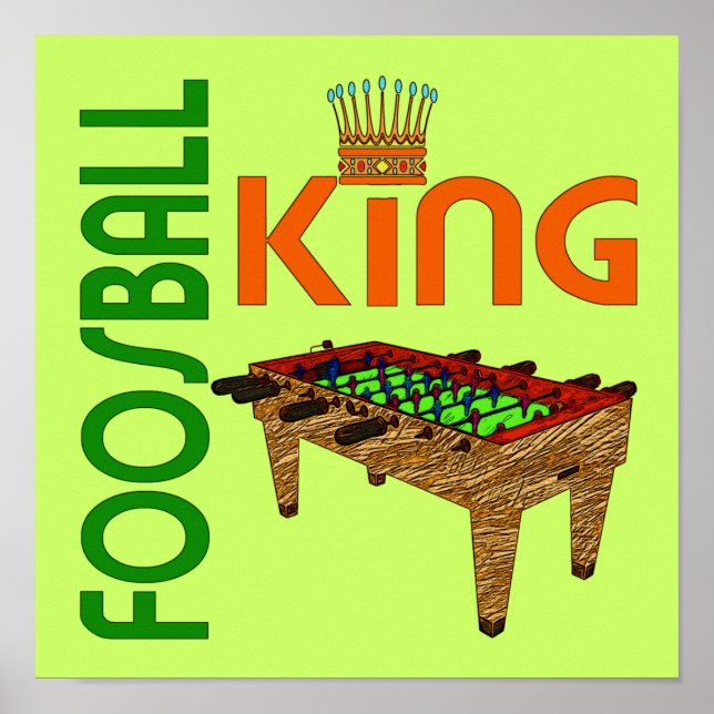 Foosball King Poster (Vorne)