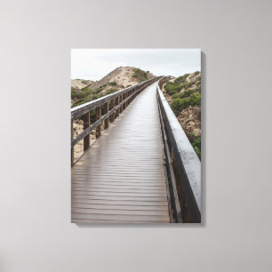 Foot Bridge at Oso Flaco Staat Park Leinwanddruck