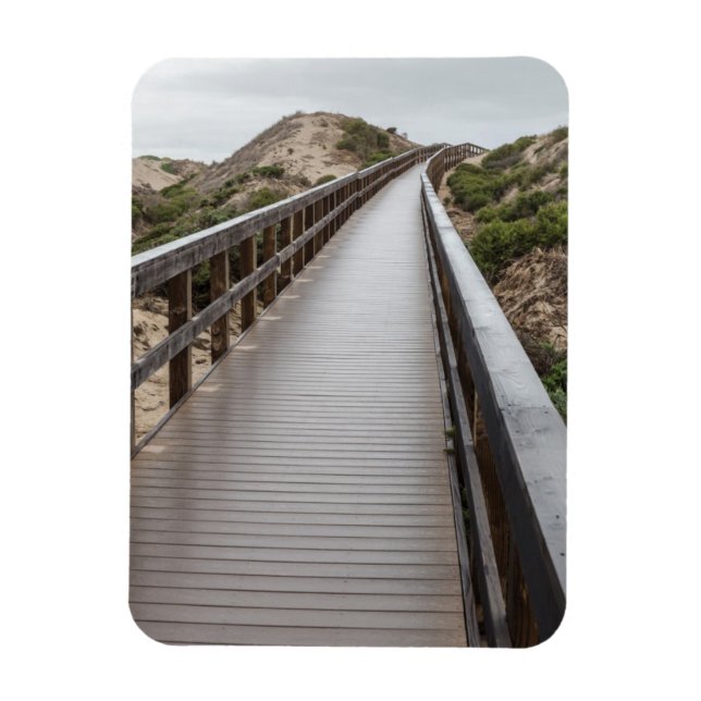 Foot Bridge at Oso Flaco Staat Park Magnet (Vertikal)