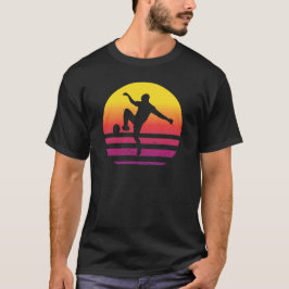 Foot Golf Retro Sunset T-Shirt