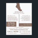Foot Portrait, Podiatrie-Klinik, Podiatrist Flyer<br><div class="desc">Foot Portrait,  Podiatrie-Klinik,  Podiatrist Werbung Flyer durch den Business Card Store.</div>