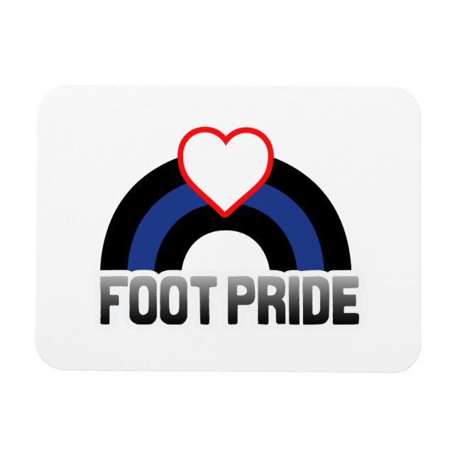 Foot Pride Magnet (Horizontal)