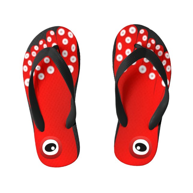 Foot Shaped Octopus Kinderbadesandalen (Fußbett)