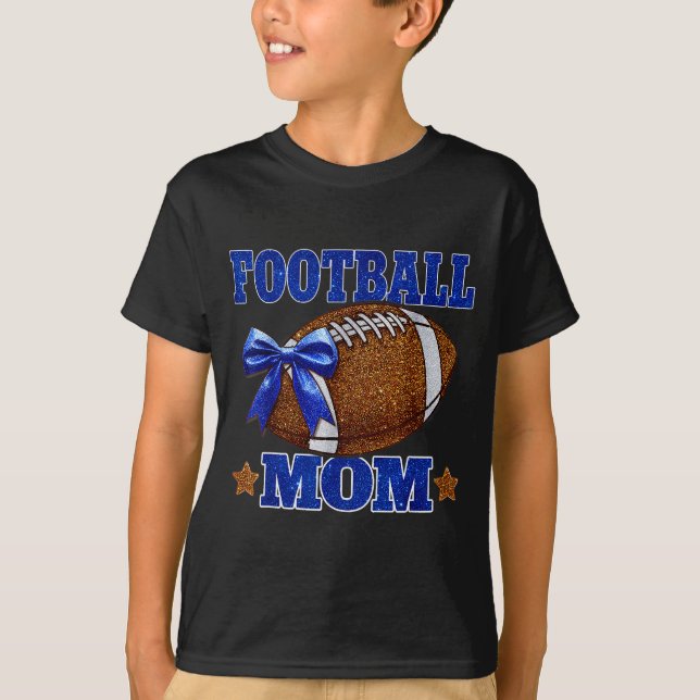 Footbal Mom Football Mama Game Day Football Season T-Shirt (Vorderseite)