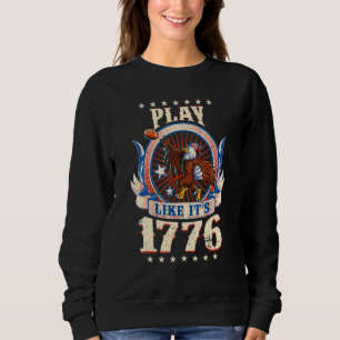 Football American Eagle 4. Juli Jungs Männer Ameri Sweatshirt