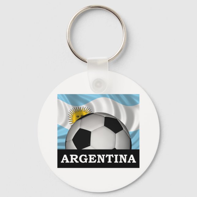 Football Argentinien Schlüsselanhänger (Vorderseite)