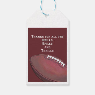 Football Art Vielen Dank, Coach Geschenkanhänger