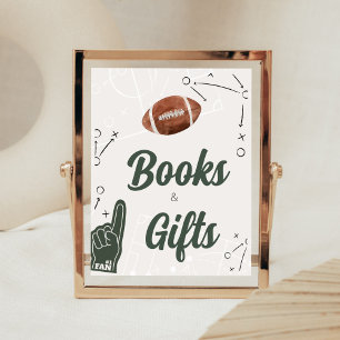 Football Baby Duschbücher und Geschenke Poster