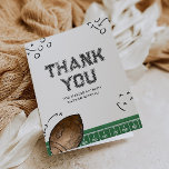 Football Baby Shower Thank You Card Dankeskarte<br><div class="desc">Football Baby Shower Thank You Card.
Ready to be personalized by you!</div>