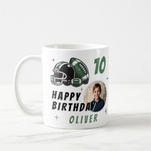 Football Ball Helmet Cartoon Foto Geburtstag Kaffeetasse