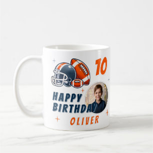 Football Ball Helmet Cartoon Foto Geburtstag Kaffeetasse