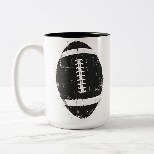 Football ball zweifarbige tasse (Links)
