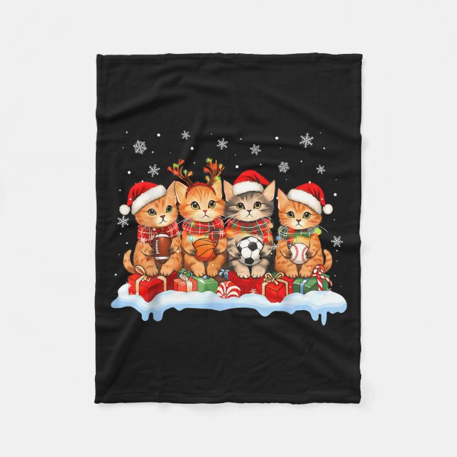 Football Baseball Basketball Player Funny Srt Chri Fleecedecke (Vorderseite)