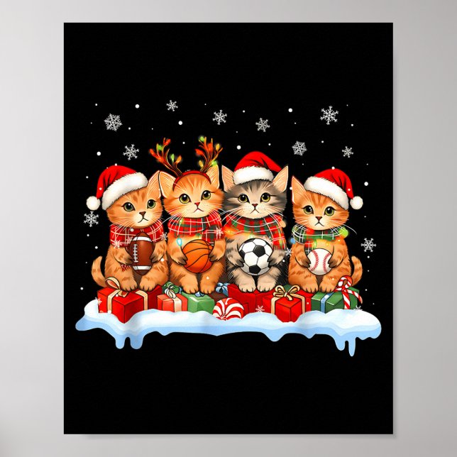 Football Baseball Basketball Player Funny Srt Chri Poster (Vorne)