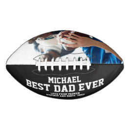 Football Best Dad Ever Sports Happy Fathers Day
