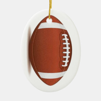 FOOTBALL-BILD ZU POSTEN KERAMIKORNAMENT