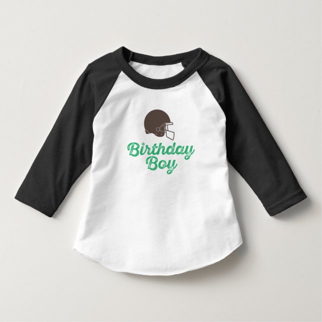 Football Birthday Boy Shirt (Vorderseite)