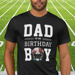 Football Birthday Party Vater T-Shirt