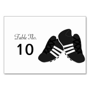 Football Boost Design Tischnummer