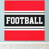 FOOTBALL Bright Schwarz-weiß Racing Streifen