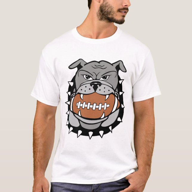 football_bulldog_color T-Shirt (Vorderseite)