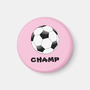 Football Champ Abzeichen Magnet