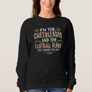 Football Cheer Graphics Women Girls Cheerleader 1 Sweatshirt