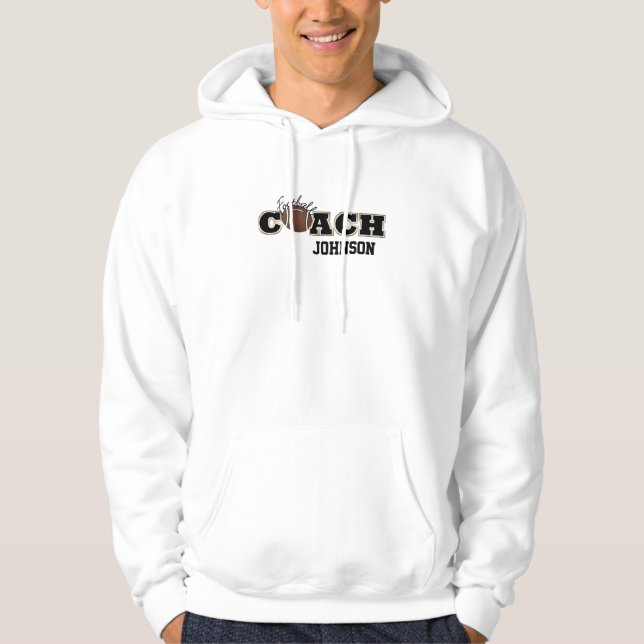 Football Coach Black and Gold - SRF Hoodie (Vorderseite)