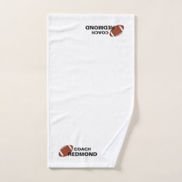 Football Coach Personalisiert Handtuch