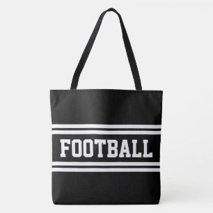 FOOTBALL Coole athletische schwarze weiße Rennstre