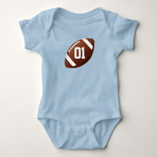 Football Custom Baby Jersey Romper Strampler