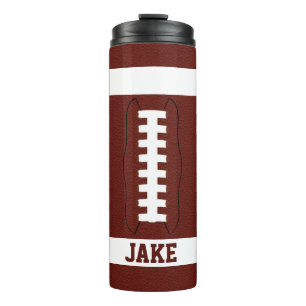 Football Custom Thermal Tumbler Thermosbecher