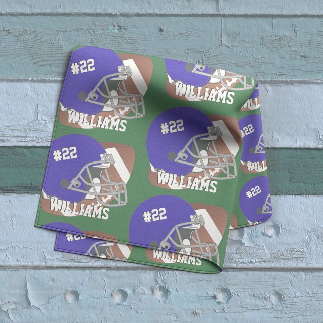 Football Dark Blue Helmet Number+Name Stoff (Von Creator hochgeladen)