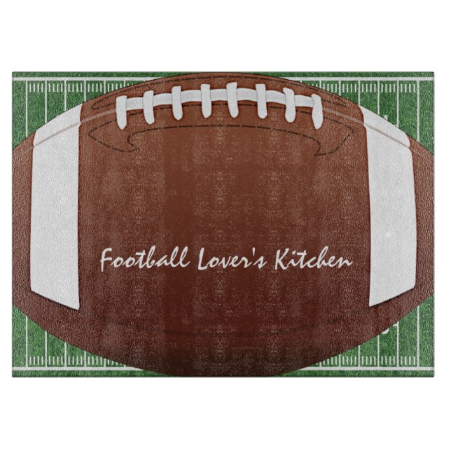 Football Design Cutting Board Schneidebrett (Vorderseite)