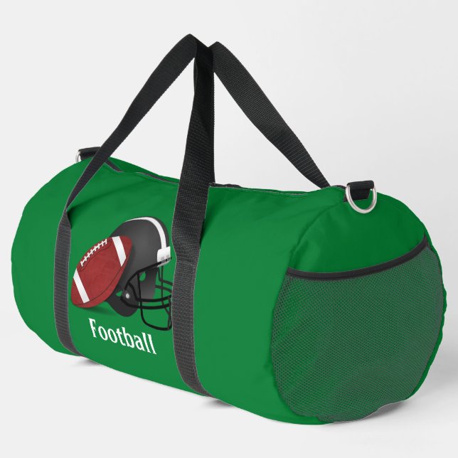Football Design Duffel Bag Duffle Bag (Rechte Ecke)